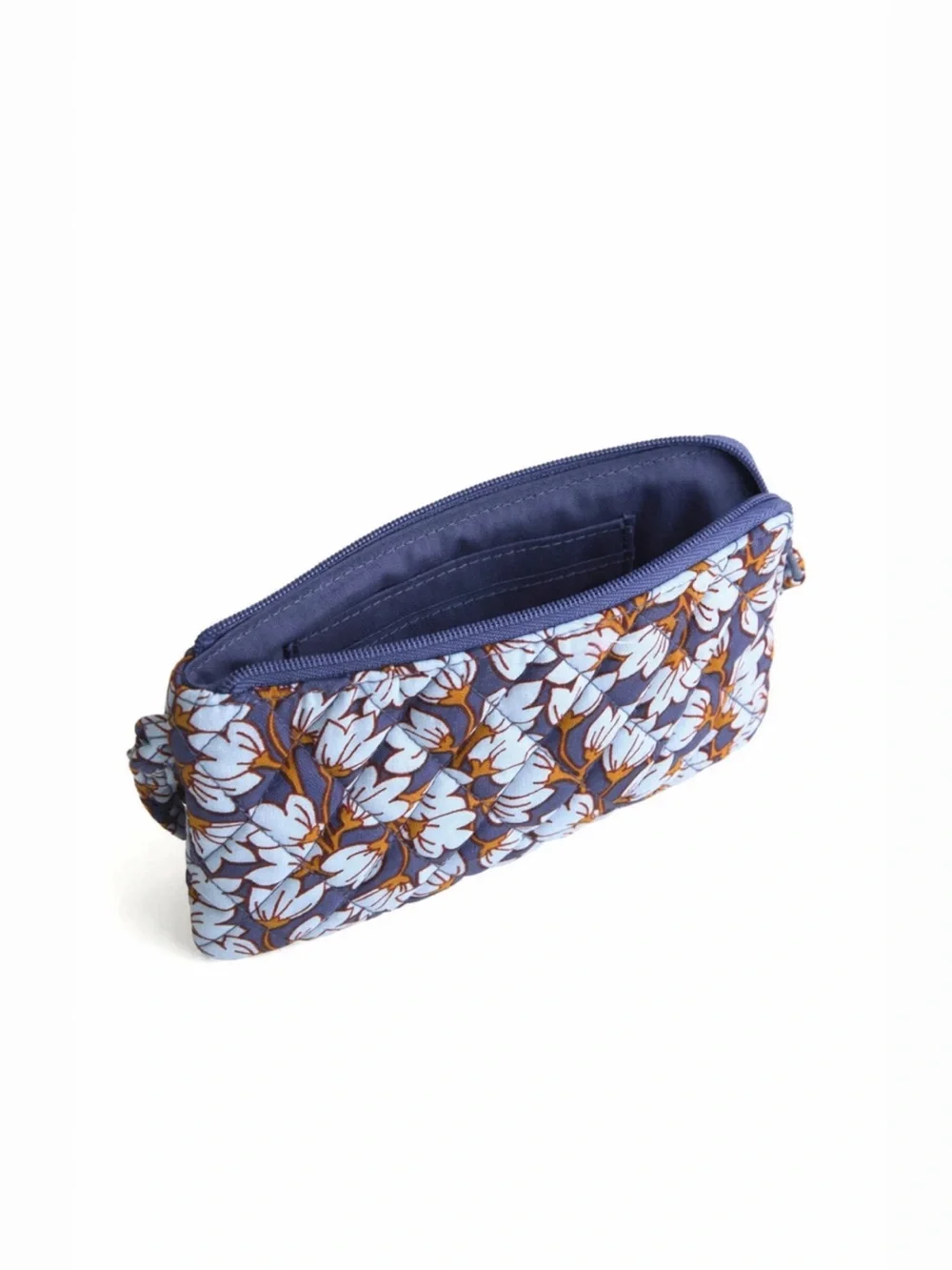 Vera Bradley Outlet Essential Zip Wristlet Cotton Floral Blue